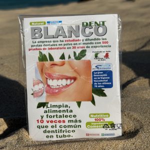 Blancodent una bolsa de recarga de dentífrico en polvo